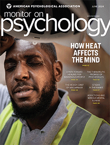 June 2024 cover Monitor on Psychology