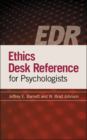 Ethics Desk Reference For Psychologists