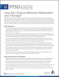 Clinical Practice Guideline For The Treatment Of Posttraumatic Stress ...