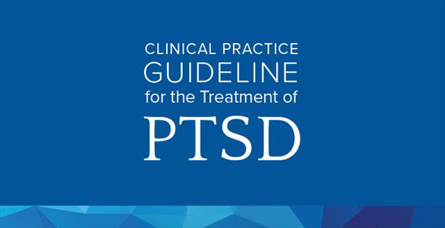 Clinical Practice Guideline for the Treatment of Posttraumatic Stress Disorder (PTSD) in Adults cover