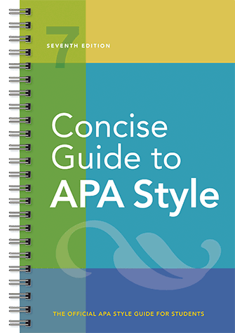 Concise Guide to APA Style, Seventh Edition