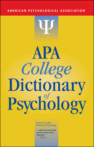 APA College Dictionary of Psychology