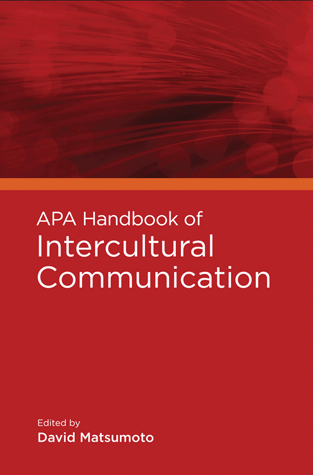 APA Handbook Of Intercultural Communication